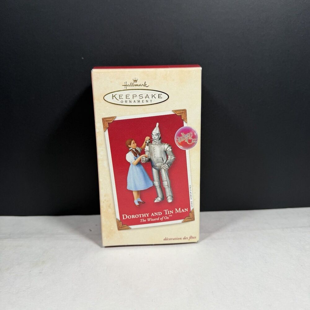 Hallmark Keepsake Ornament The Wizard of Oz Dorothy and Tin Man 2003 (U)